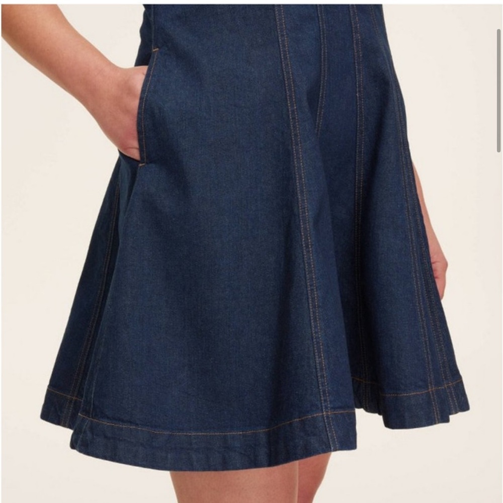 Denim Sleeveless Dress - Picture 5 of 10
